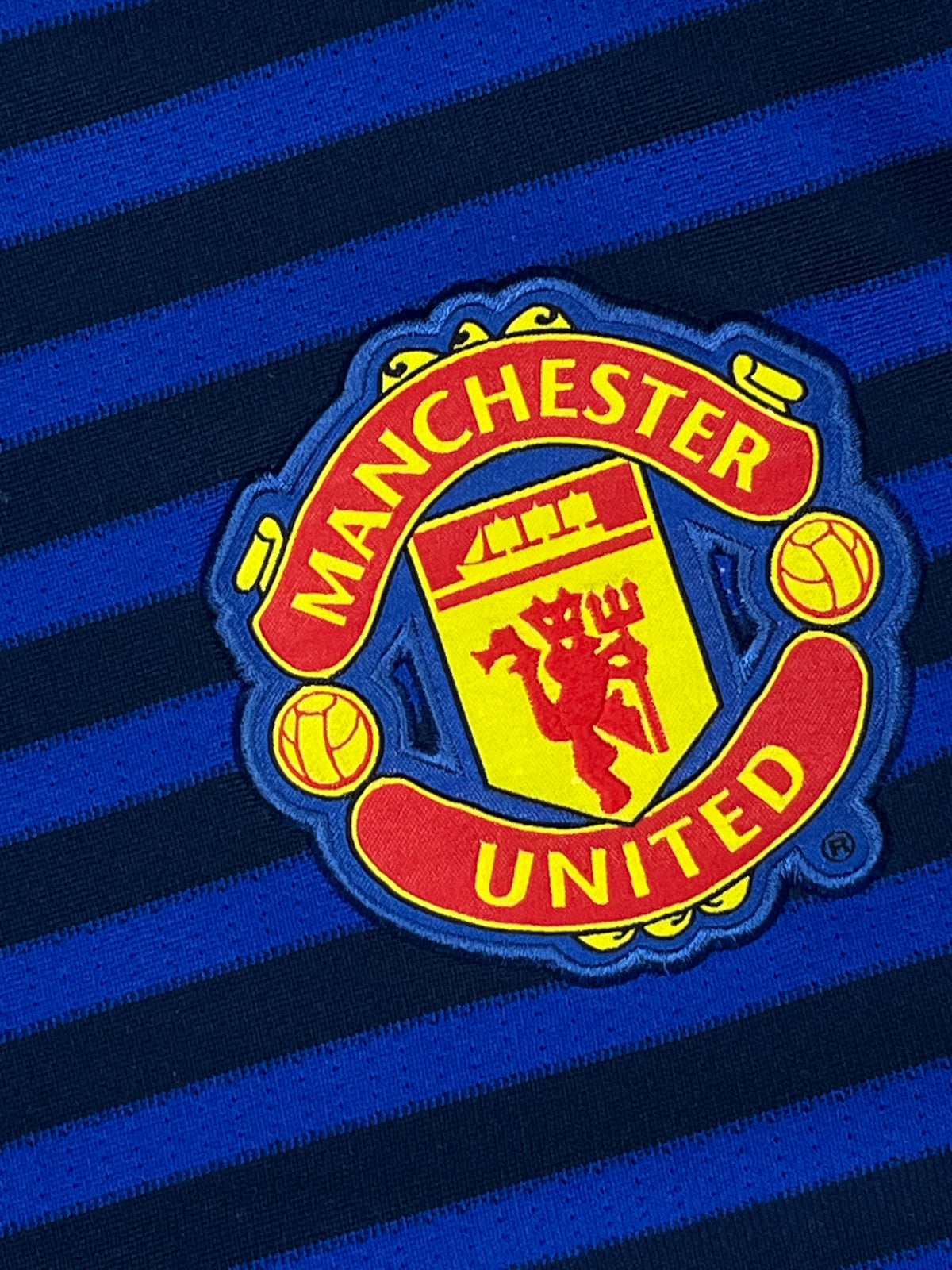 vintage Nike Manchester United trainingjersey {L}