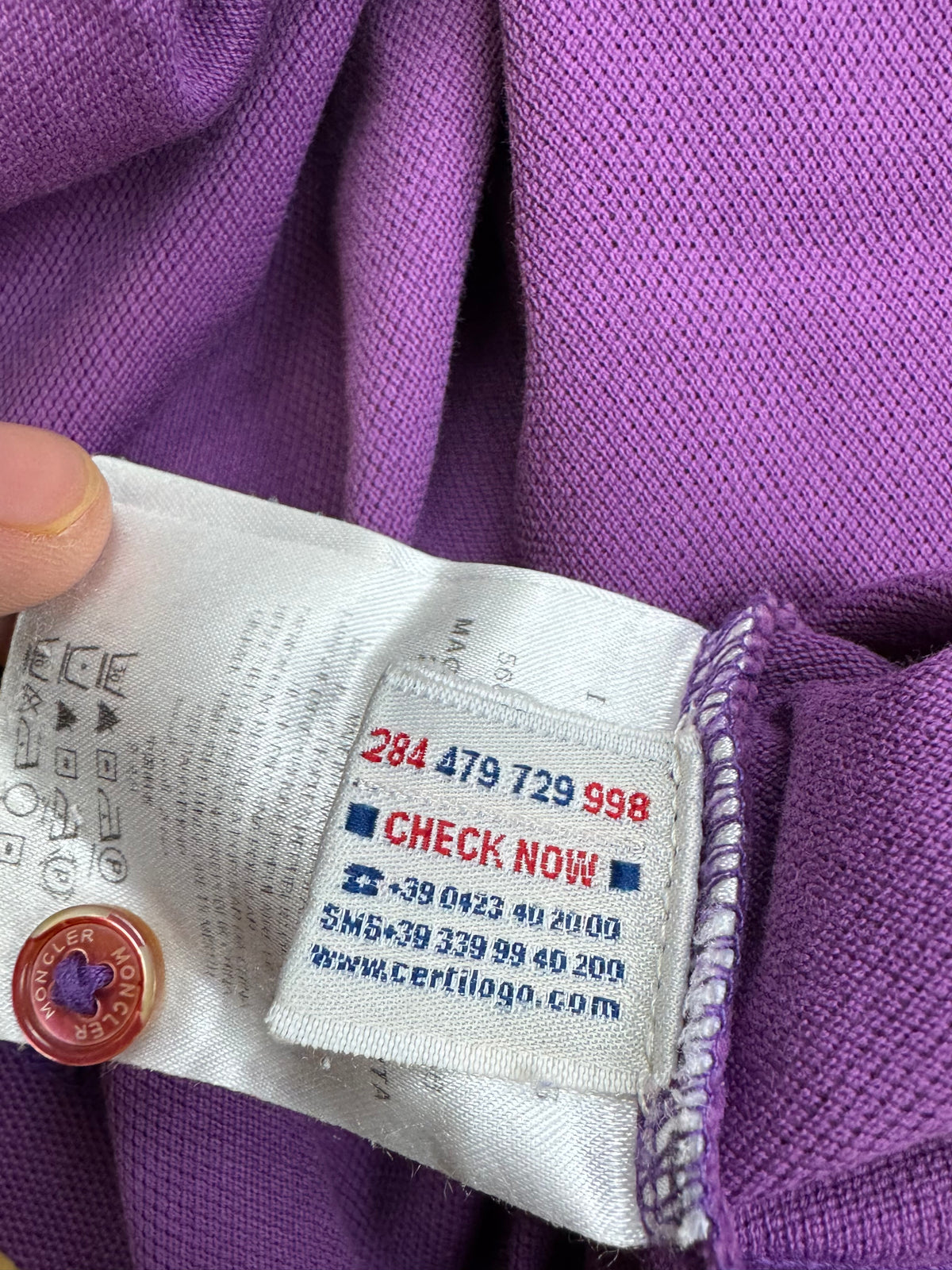 vintage Moncler polo {S}