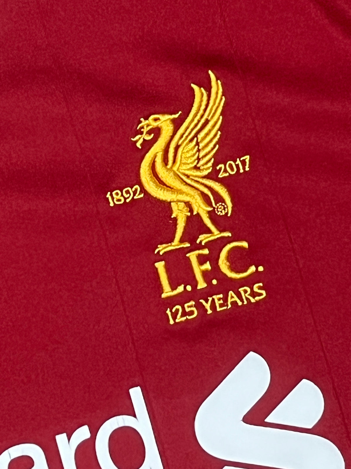 red New Balance Fc Liverpool 2017-2018 home jersey {M}