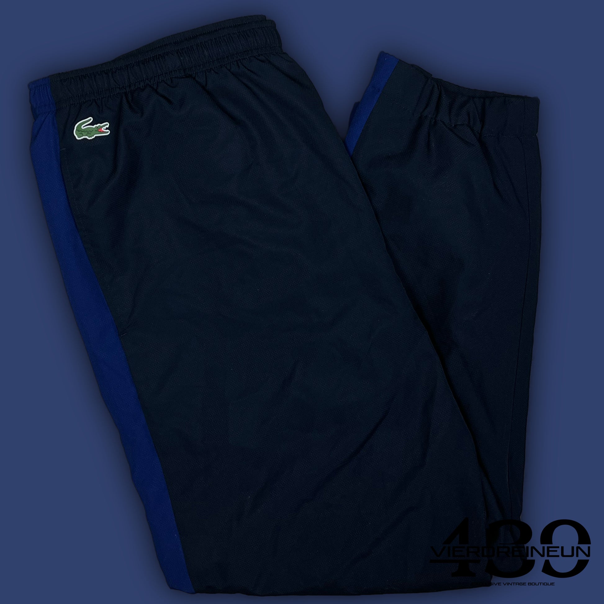 navyblue Lacoste trackpants {XL}