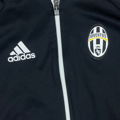 black Adidas Juventus Turin trackjacket {S}