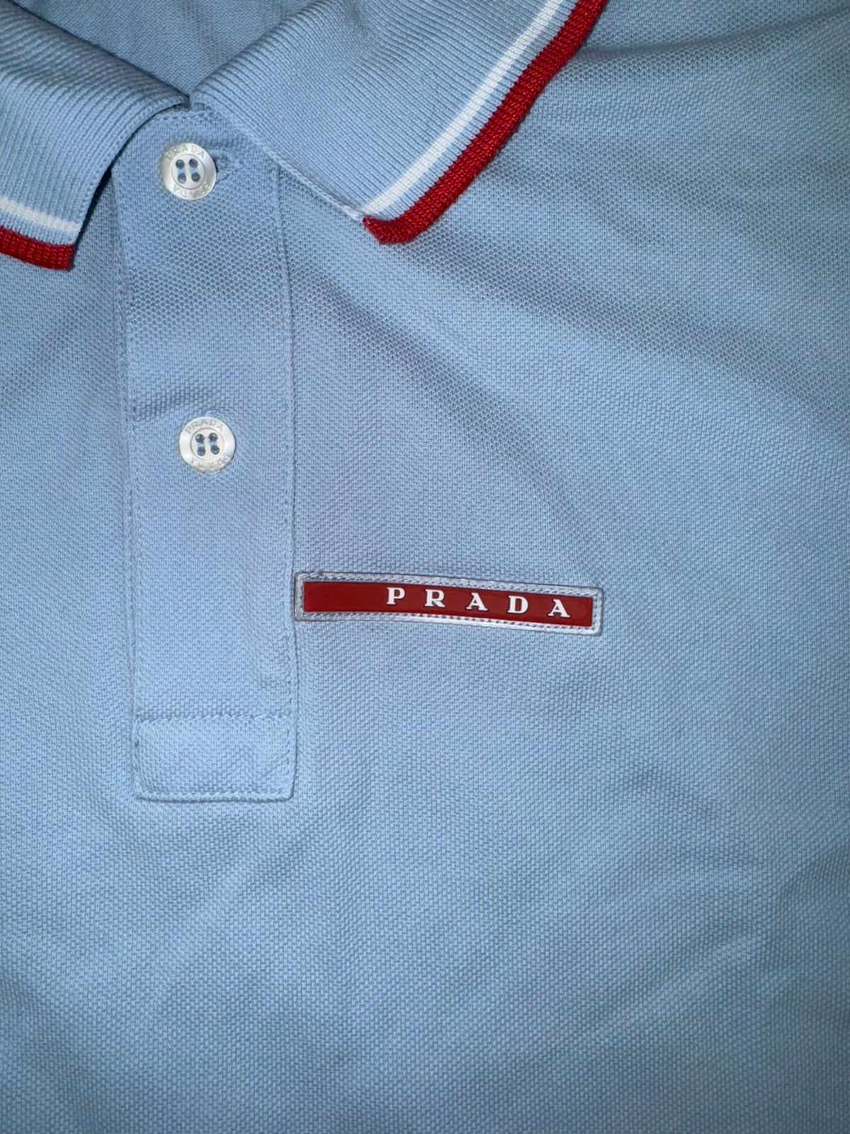 babyblue Prada polo {XL}