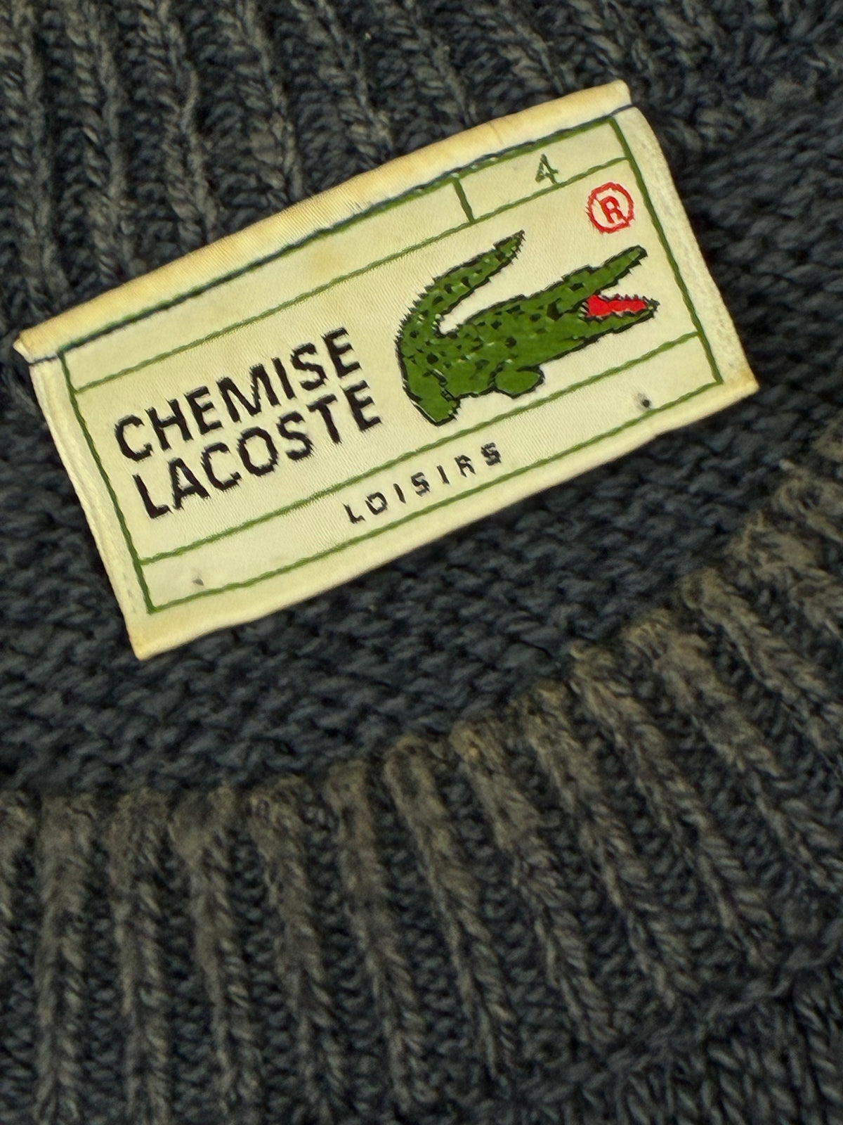 vintage Lacoste knittedsweater {M}