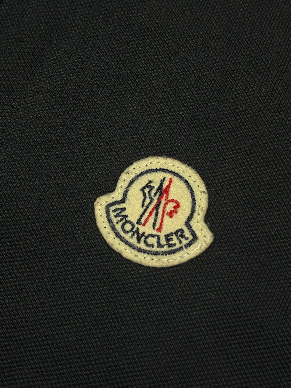 vintage navyblue Moncler polo long {L}