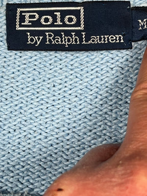 vintage babyblue Polo Ralph Lauren knittedsweater {M}