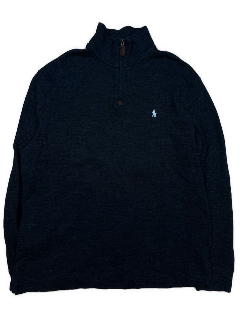grey Polo Ralph Lauren quarterzip {M}