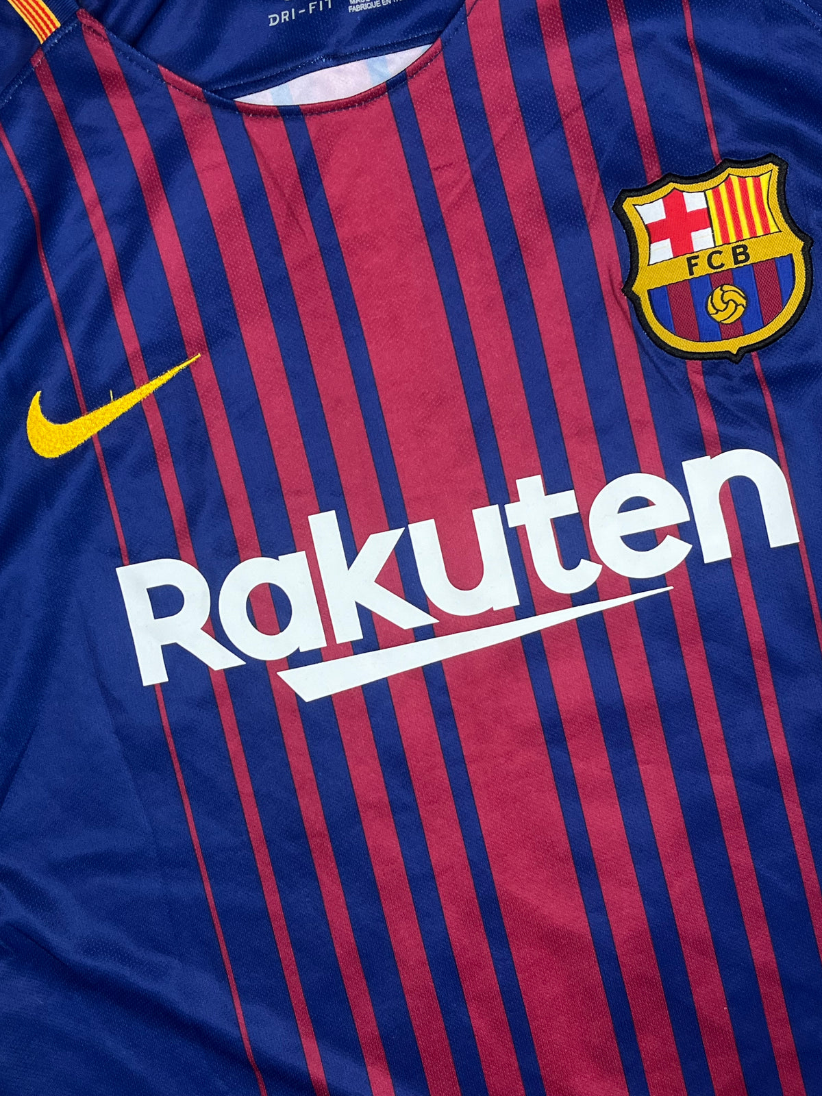 vintage Nike Fc Barcelona 0.DEMBELE11 2017-2018 home jersey {M}