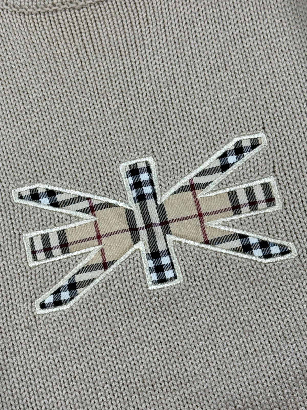 vintage Burberry knittedsweater {XS}