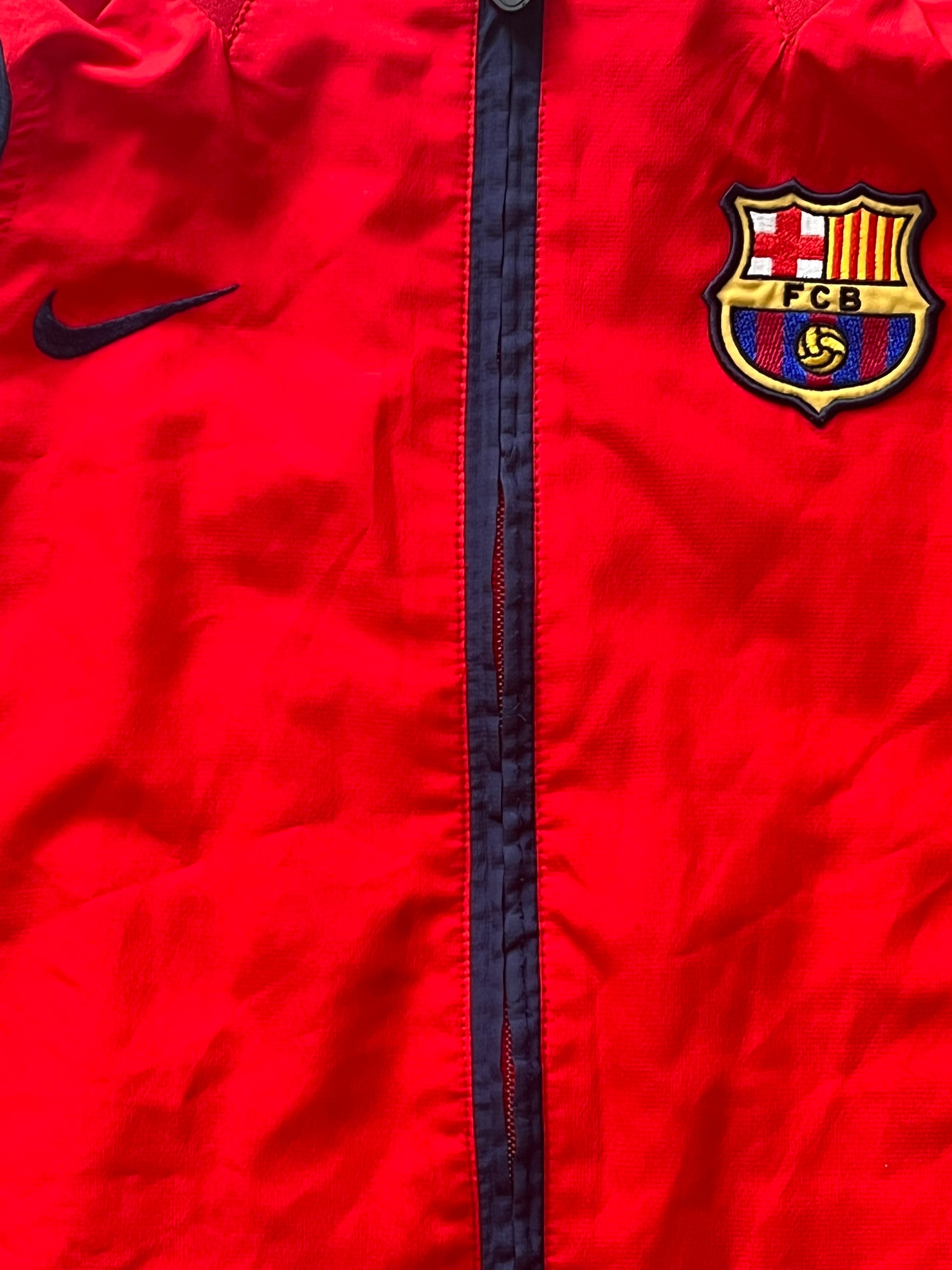 vintage Nike Fc Barcelona windbreaker {XXS}