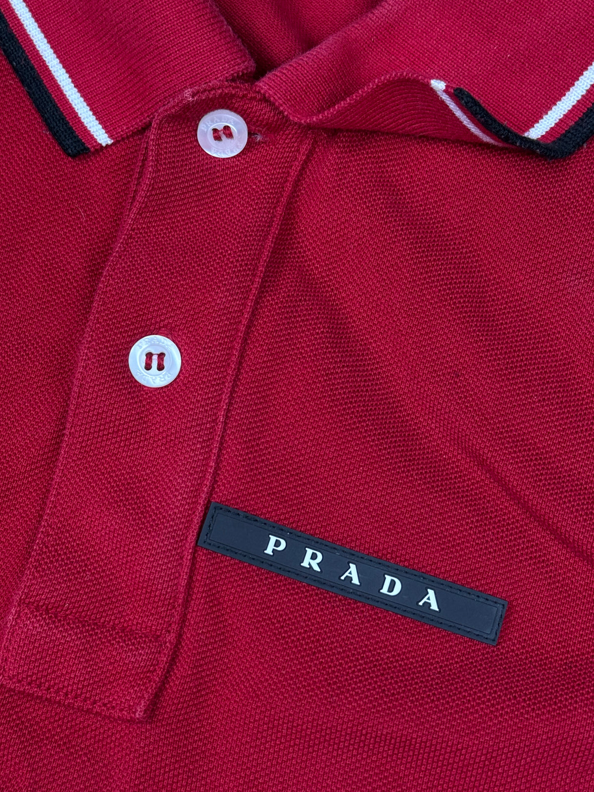 red Prada polo {S}
