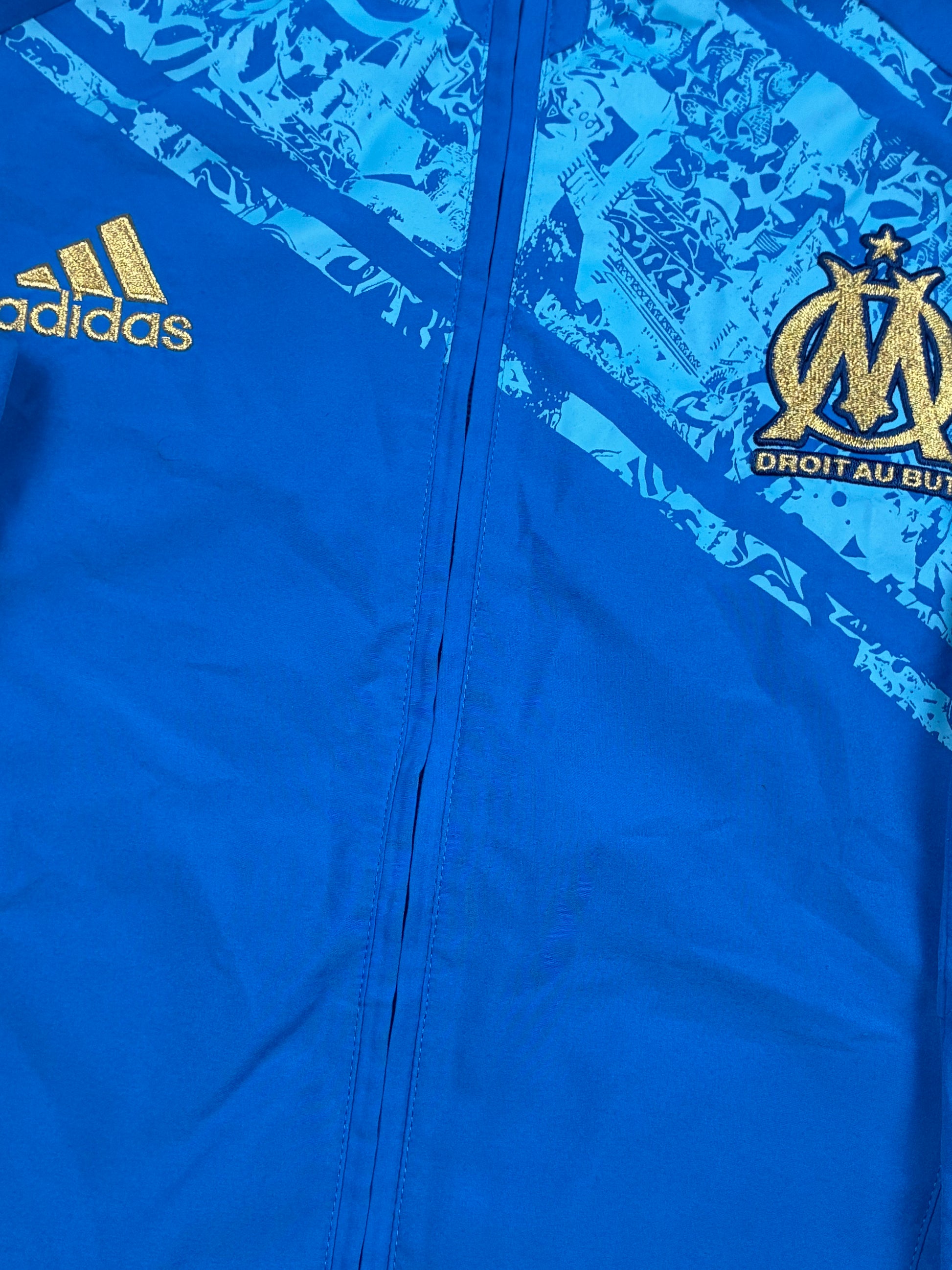 vintage Adidas Olympique Marseille windbreaker {XS}