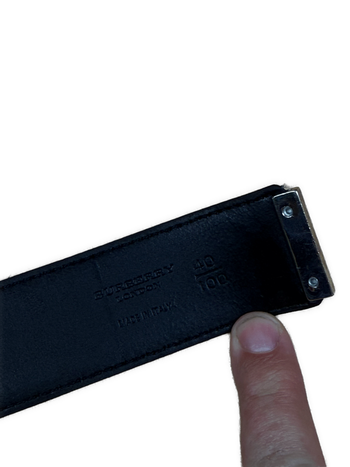vintage Burberry belt