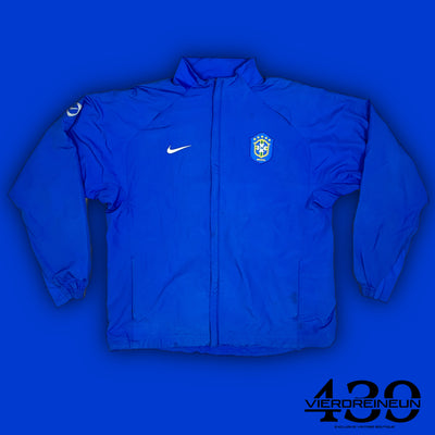 vintage Nike Brasil windbreaker {L}