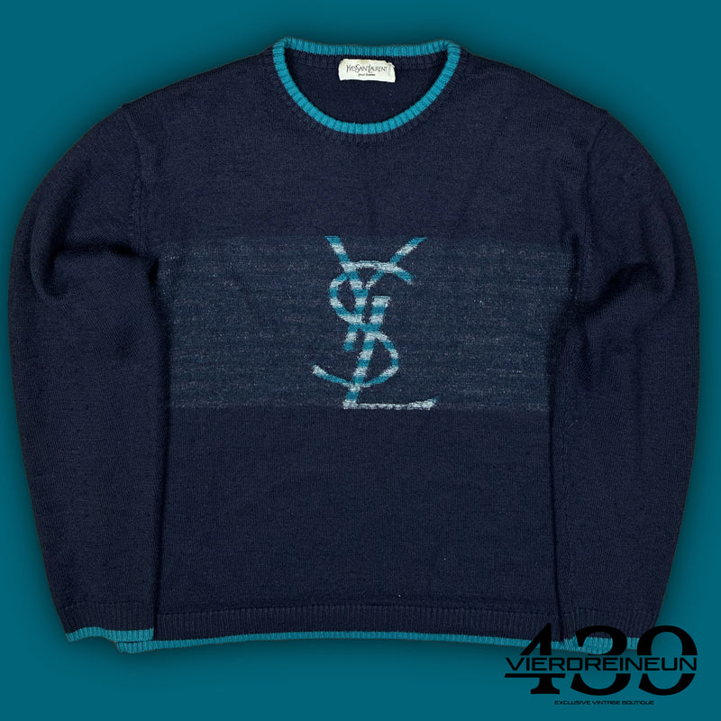 vintage YSL Yves Saint Laurent knittedsweater {M}