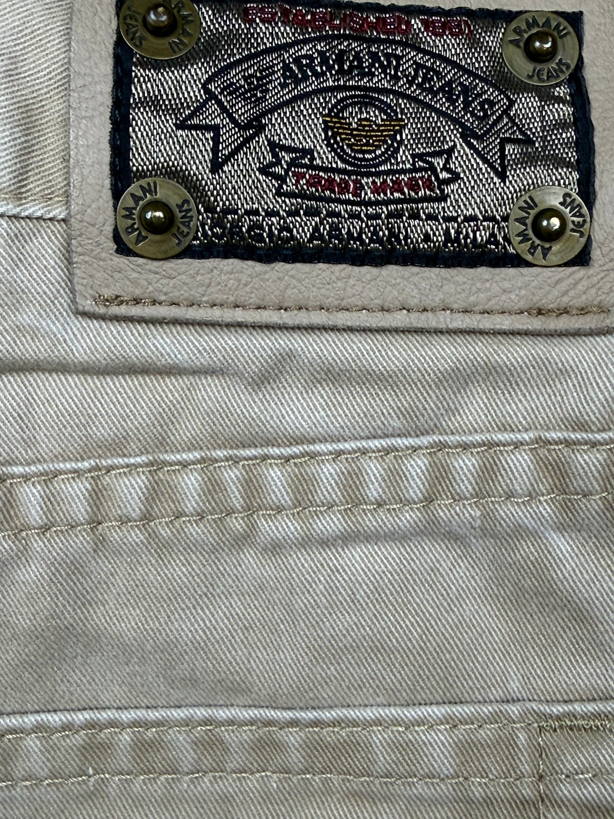 vintage Armani jeans {XS}