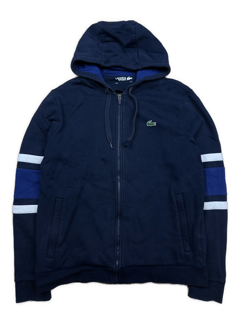 navyblue Lacoste sweatjacket {L}