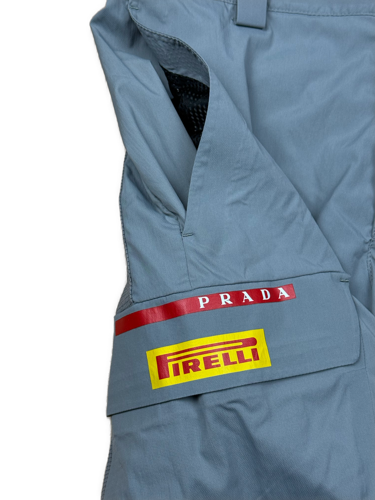 grey Prada Luna Rossa shorts
