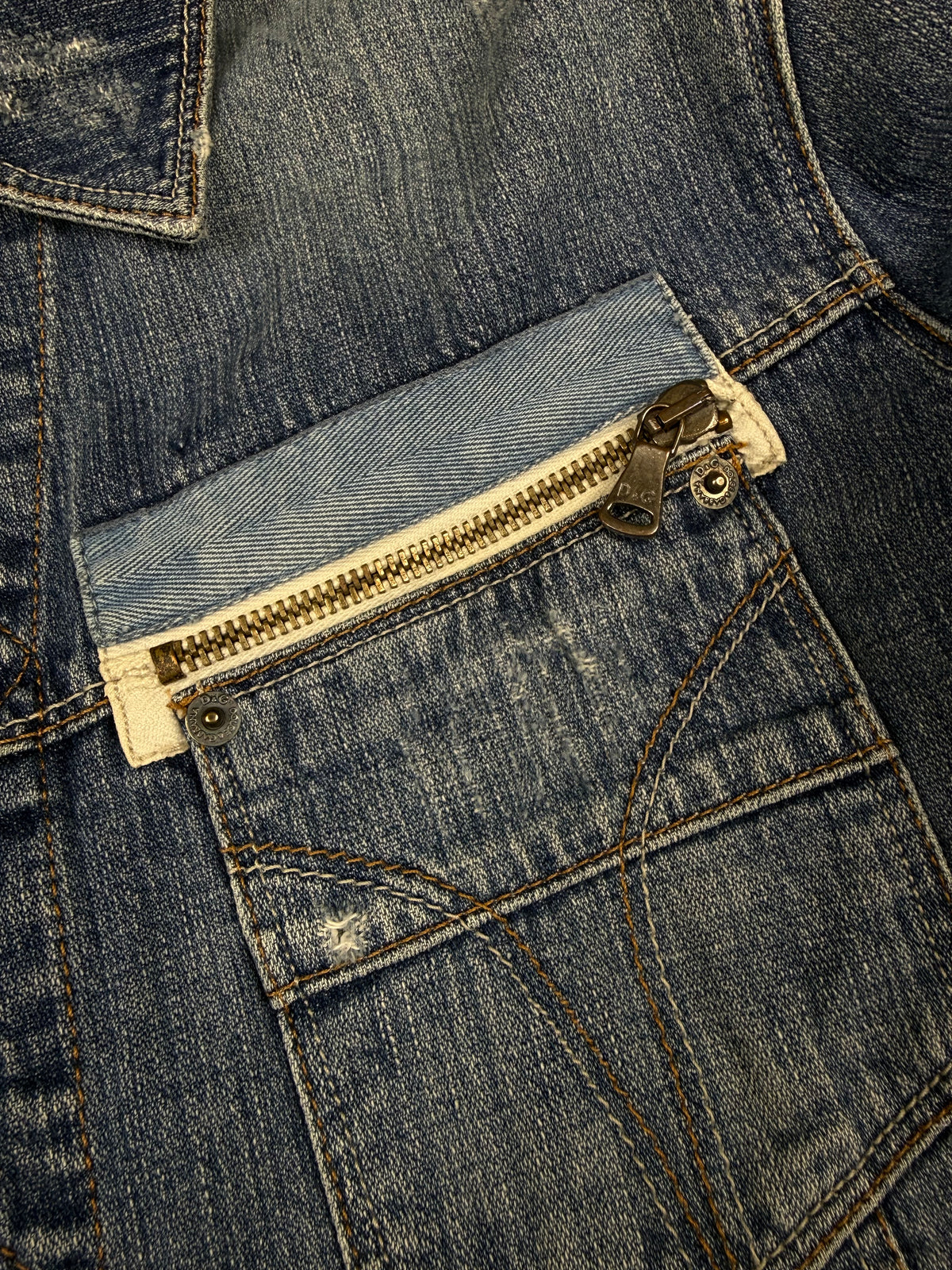 vintage Dolce & Gabbana jeansjacket {S}