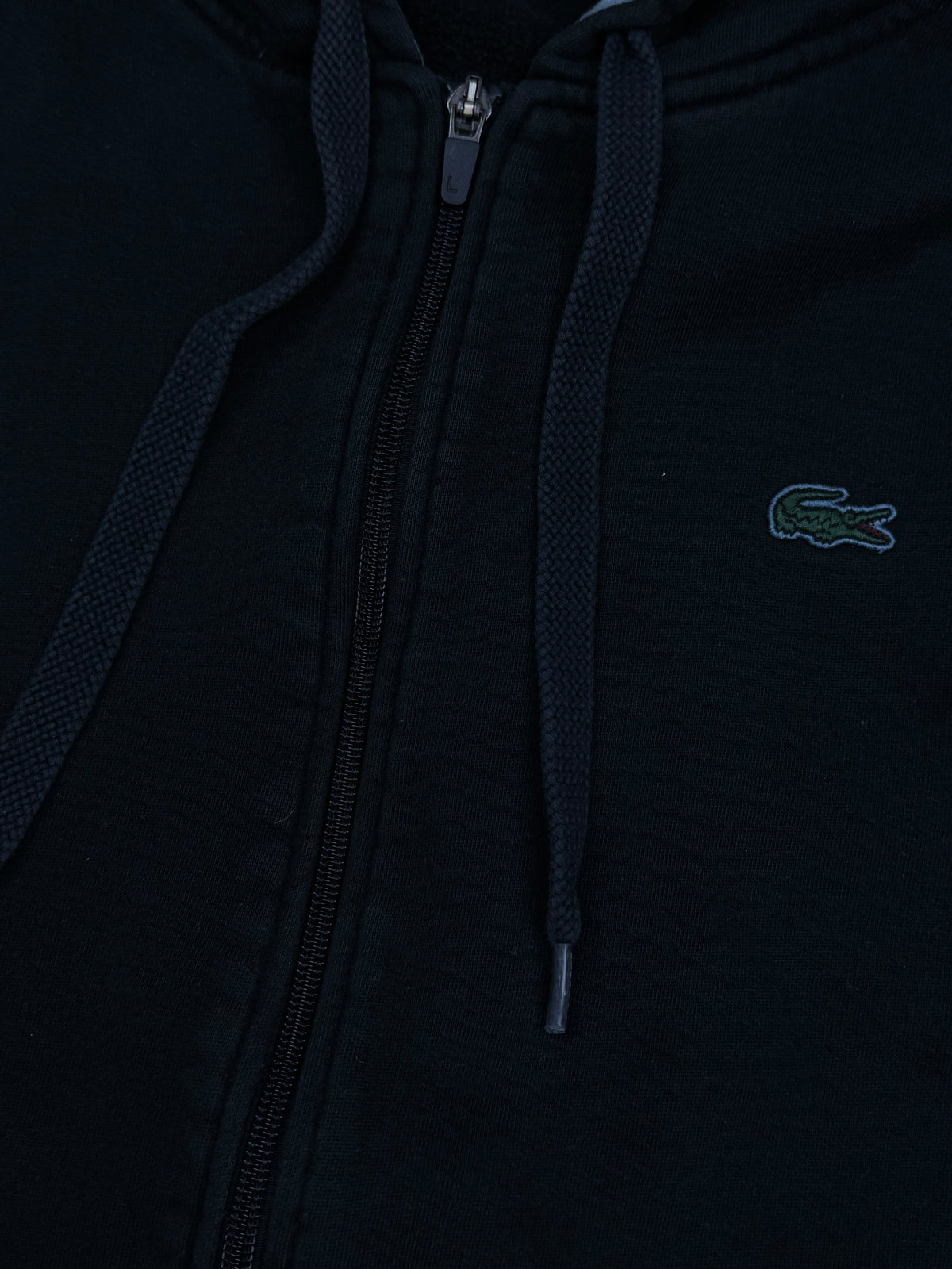 black Lacoste sweatjacket {XL}