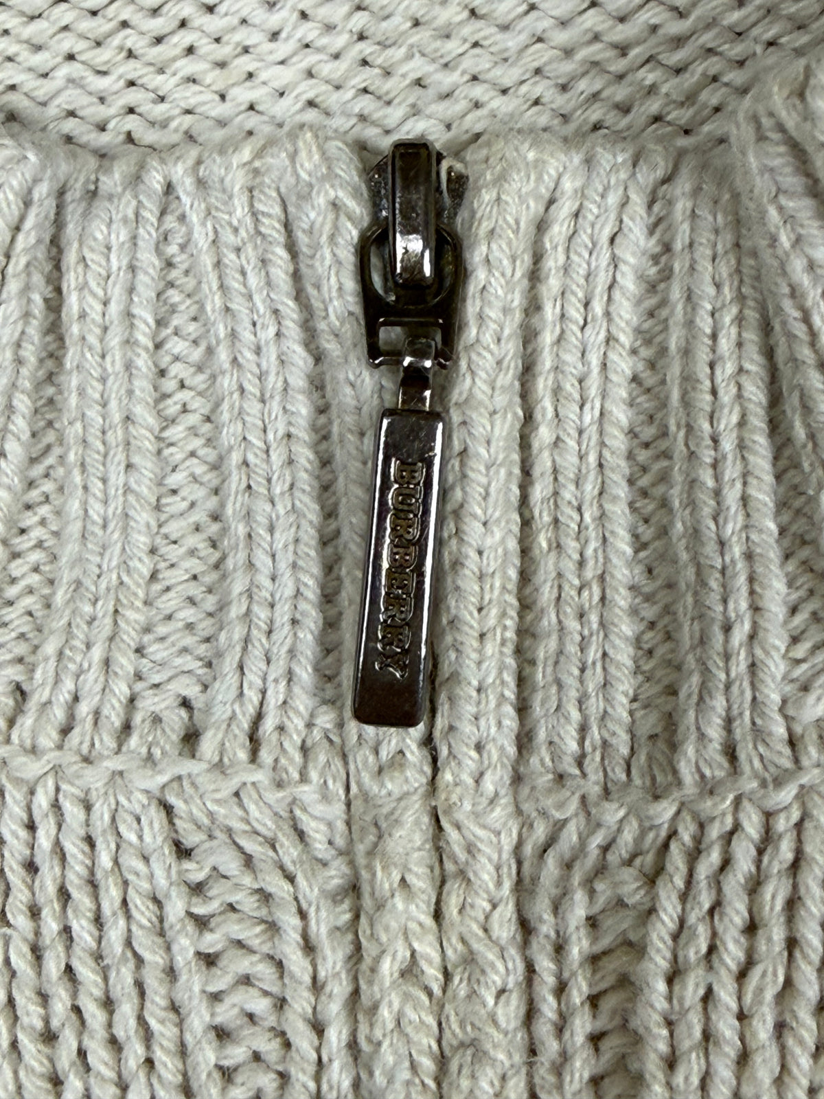 vintage Burberry sweatjacket {L}
