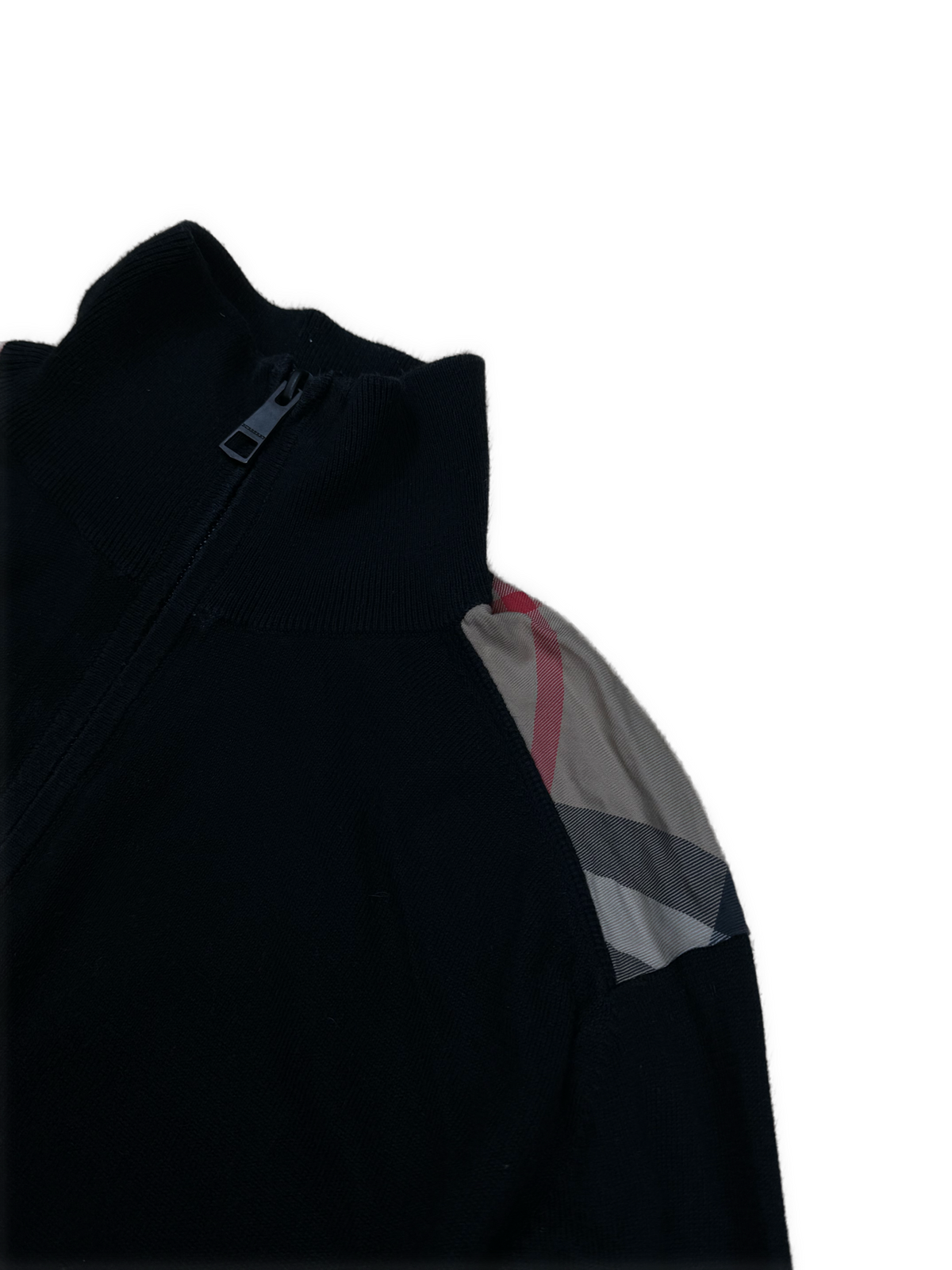 vintage Burberry quarterzip {M}