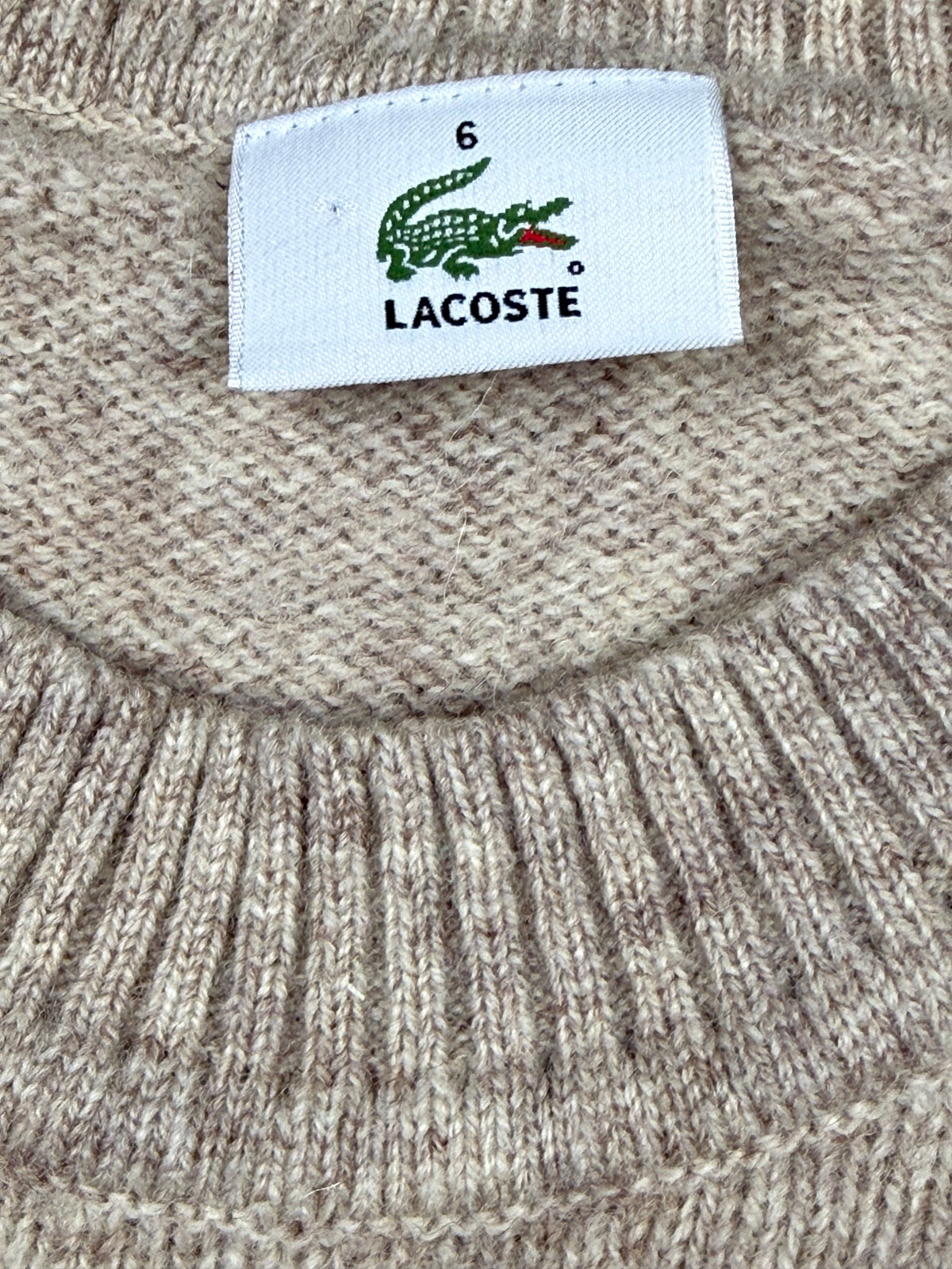 vintage Lacoste knittedsweater {M}