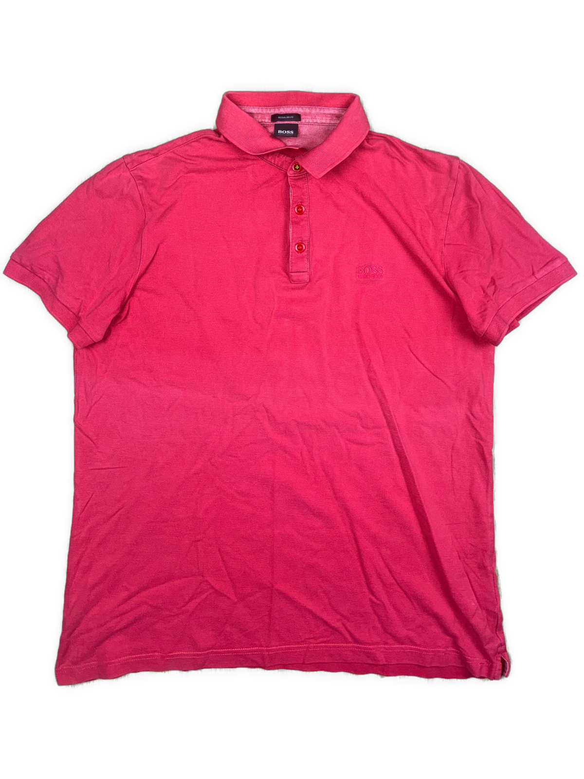 pink Hugo Boss polo {XL}