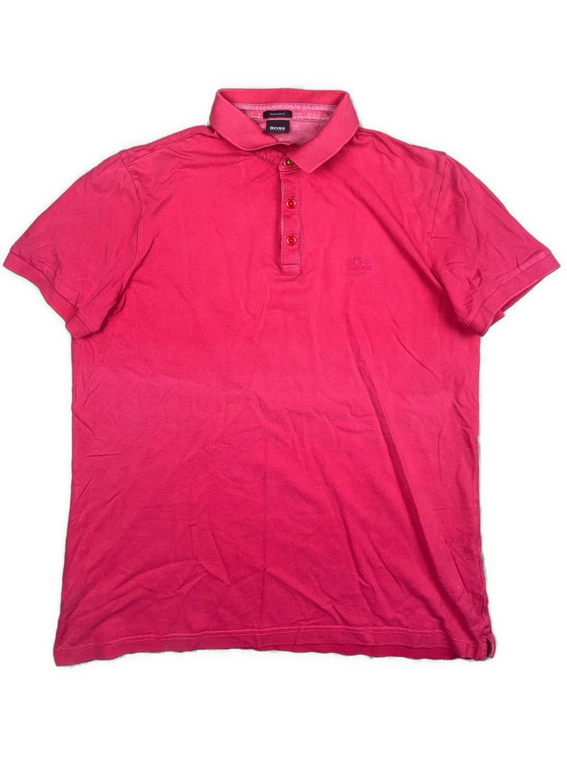 pink Hugo Boss polo {XL}