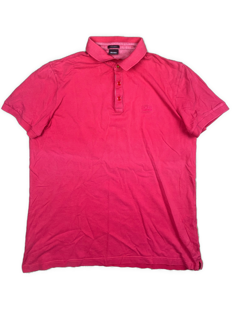 pink Hugo Boss polo {XL}