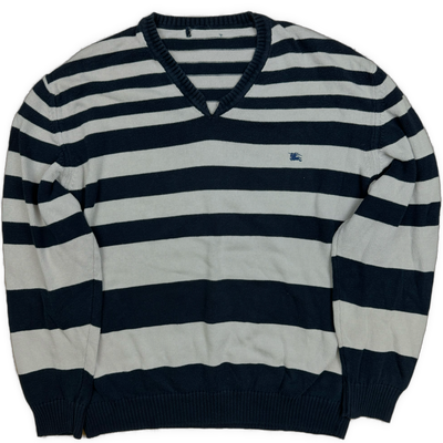 vintage Burberry knittedsweater {L}