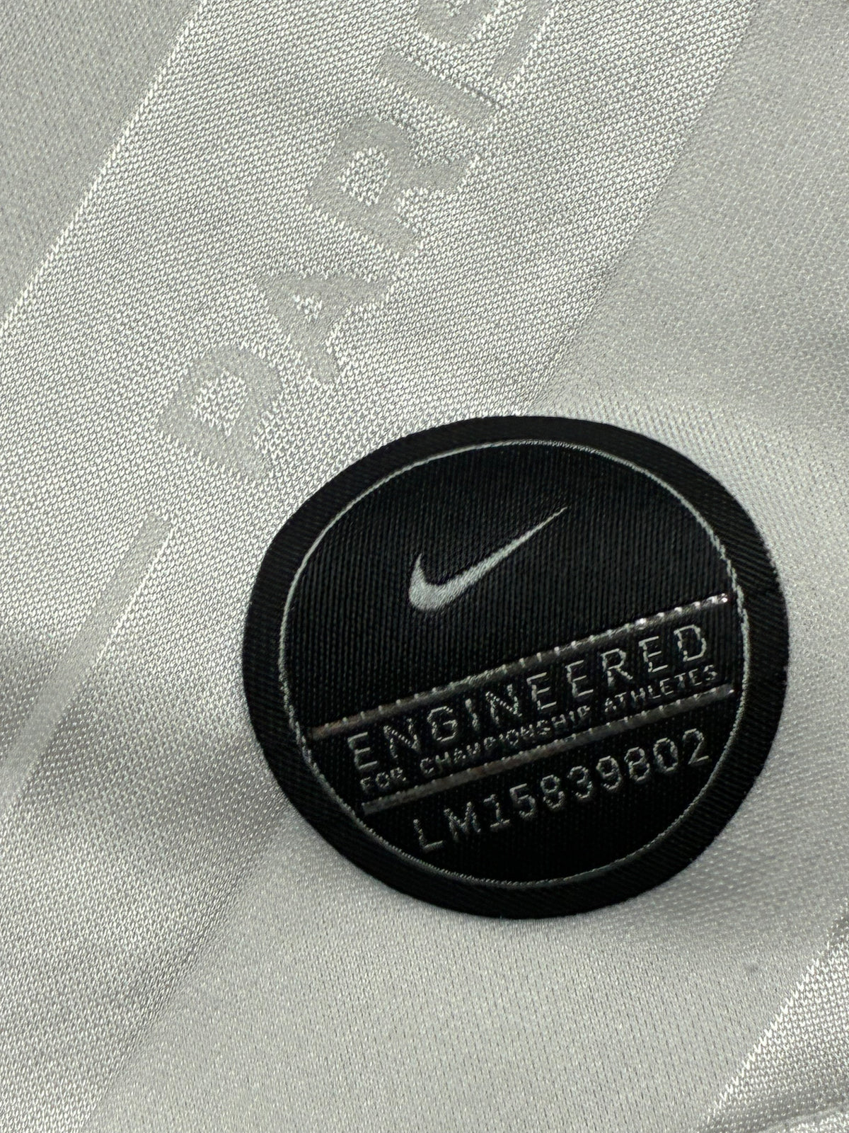 white Nike PSG Paris Saint Germain away jersey {S}