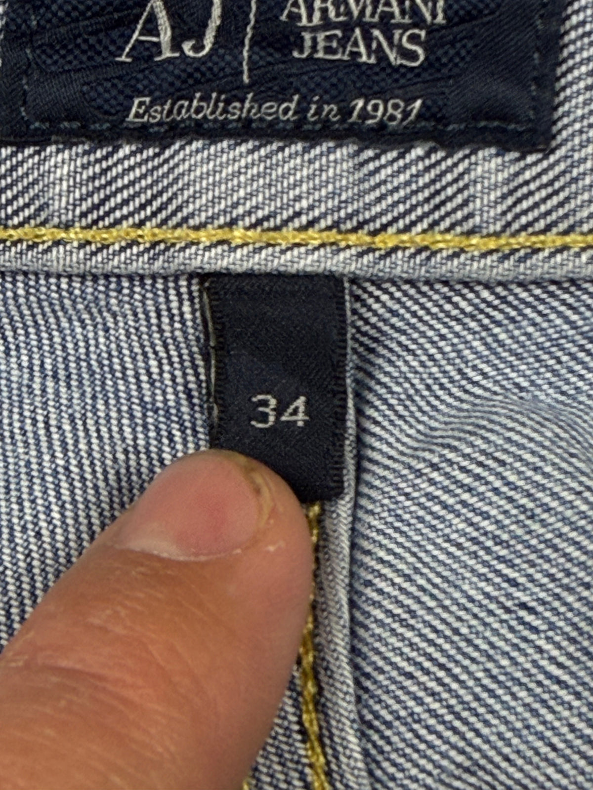 vintage Armani jeans