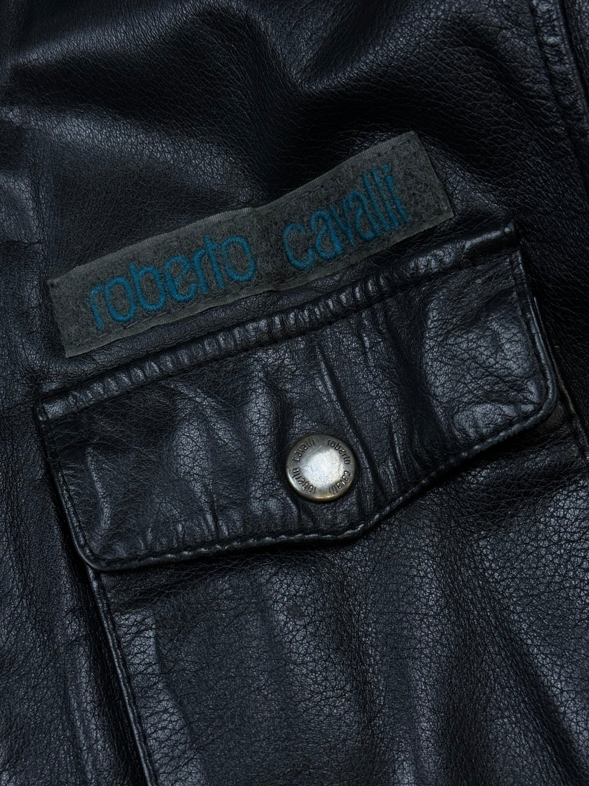 vintage Roberto Cavalli leatherjacket {M}