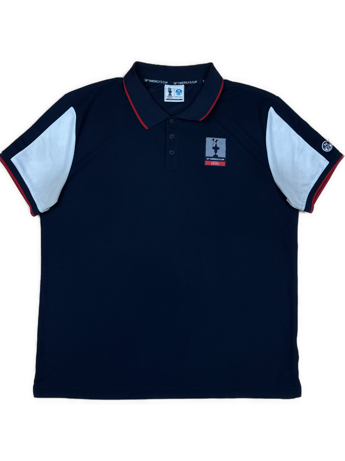 vintage Prada Americas Cup 36 x North Sails polo {XXL}
