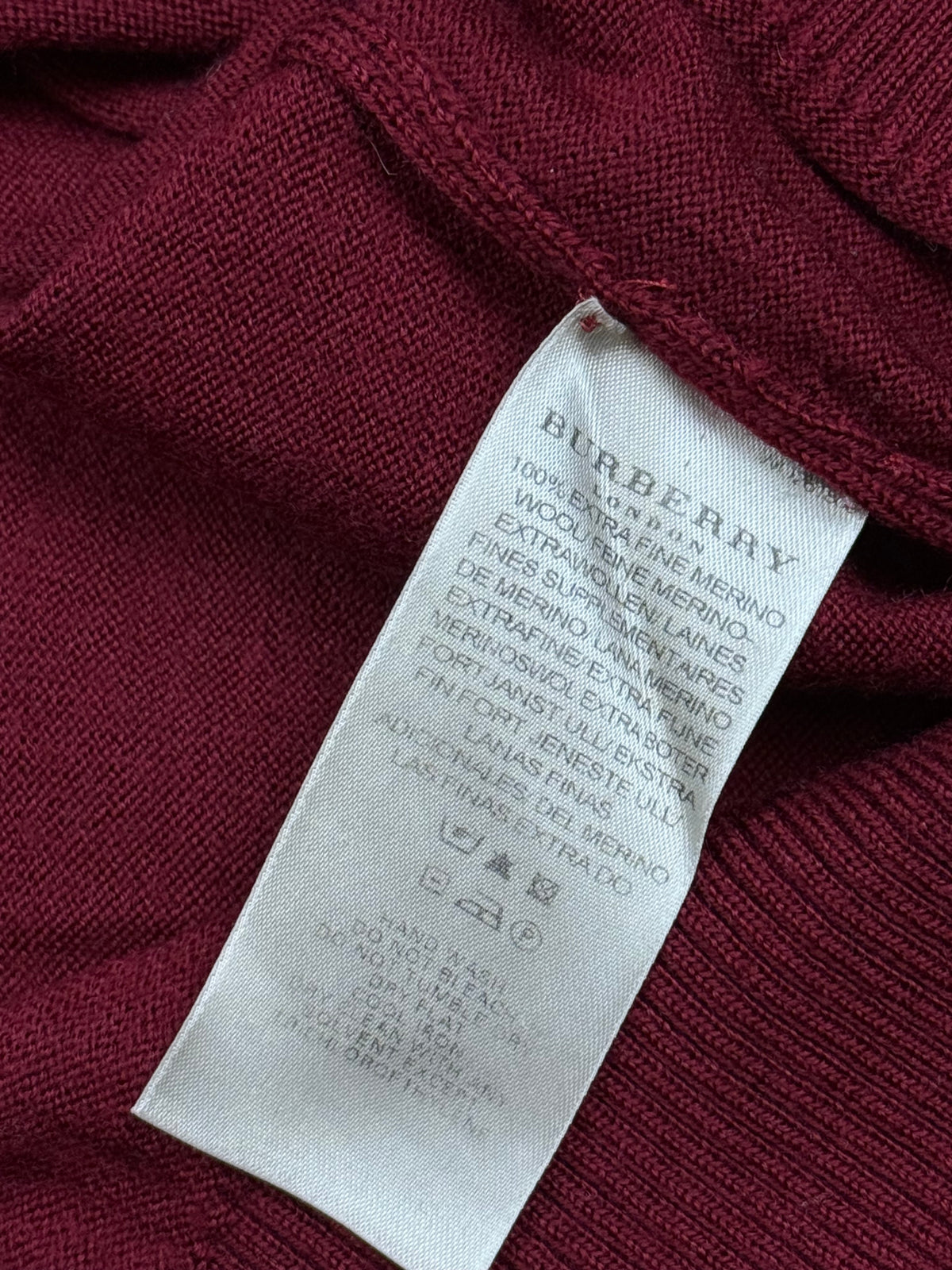 vintage Burberry quarterzip {M}