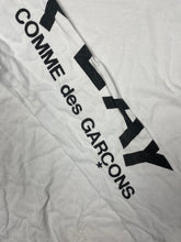 Cargar imagen en el visor de la galería, white CDG COMME des GARÇONS longsleeve {S}
