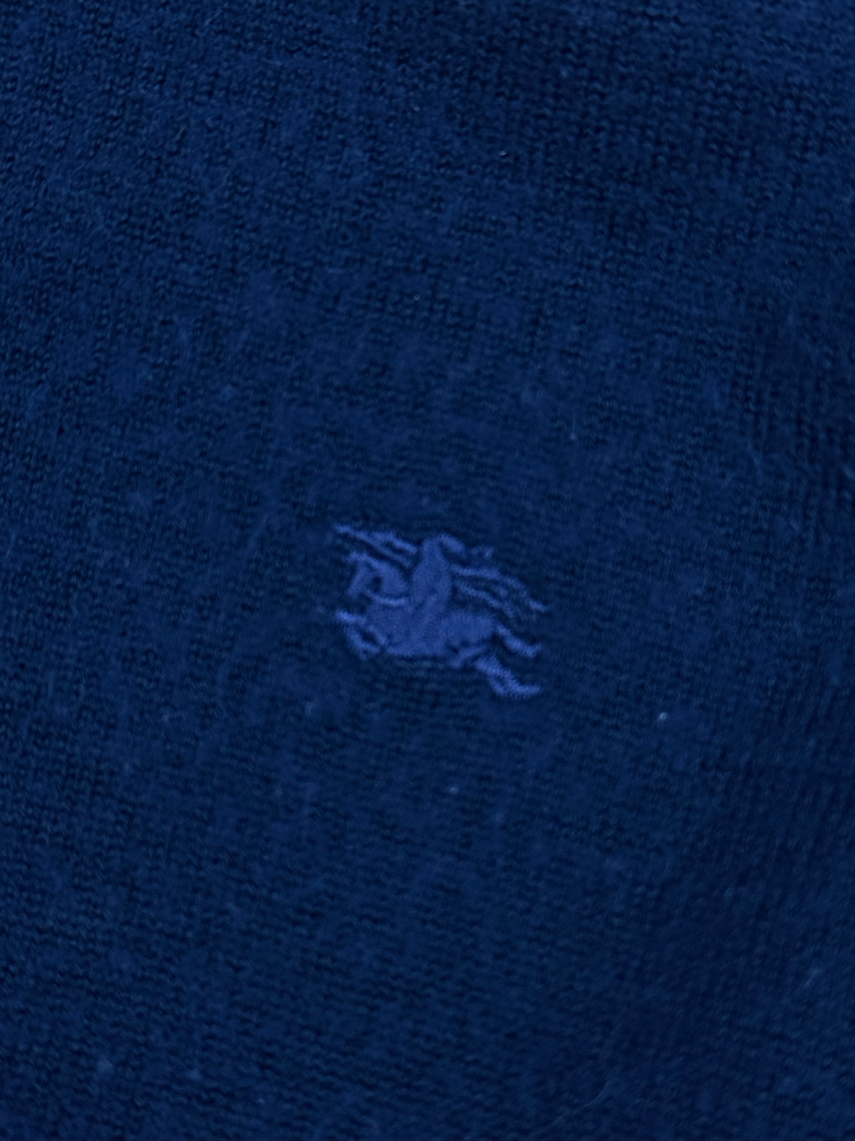 vintage navyblue Burberry knittedsweater {XS}