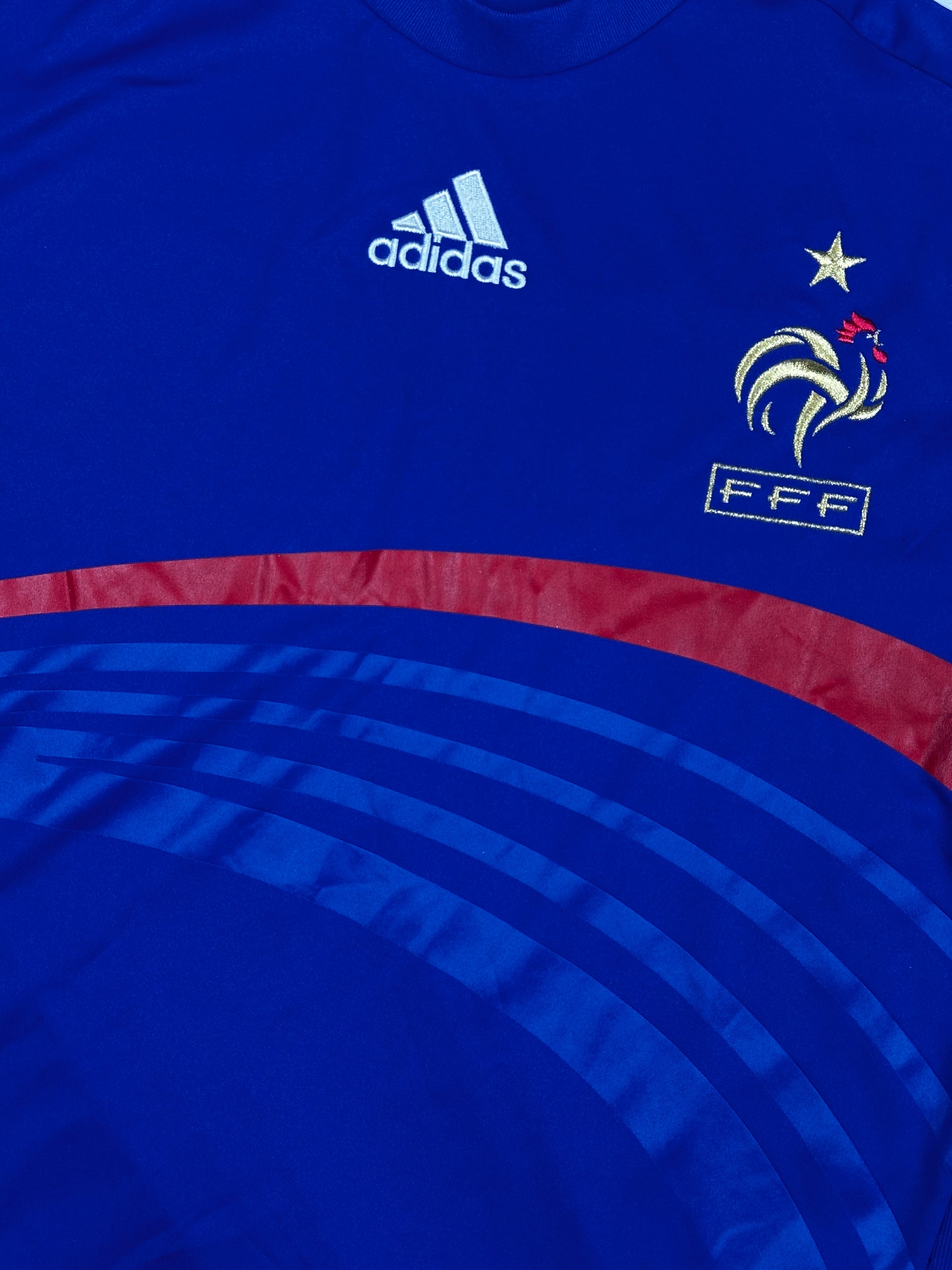 vintage Adidas France home jersey {L}