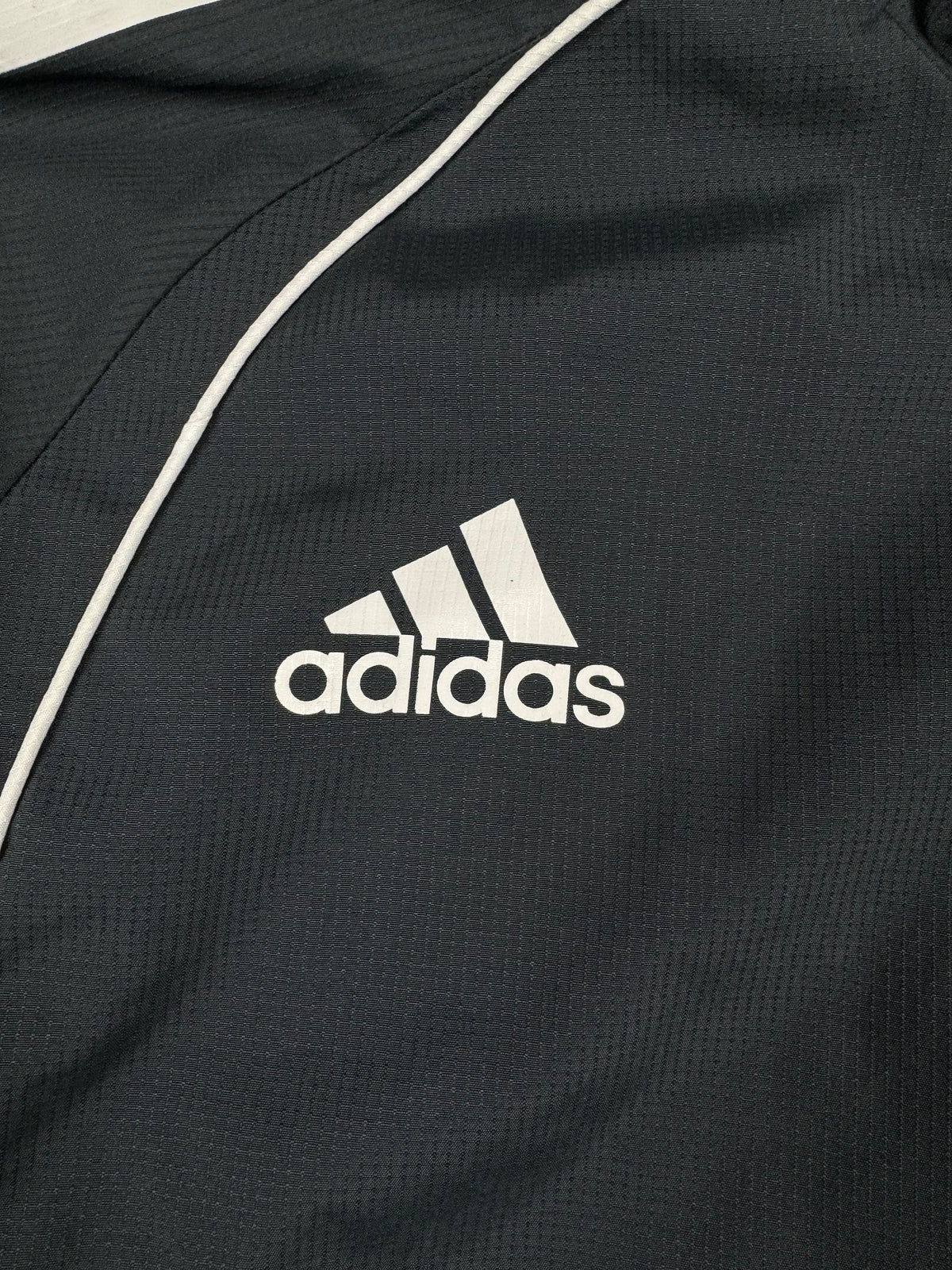 vintage Adidas Real Madrid quarterzip windbreaker {S}