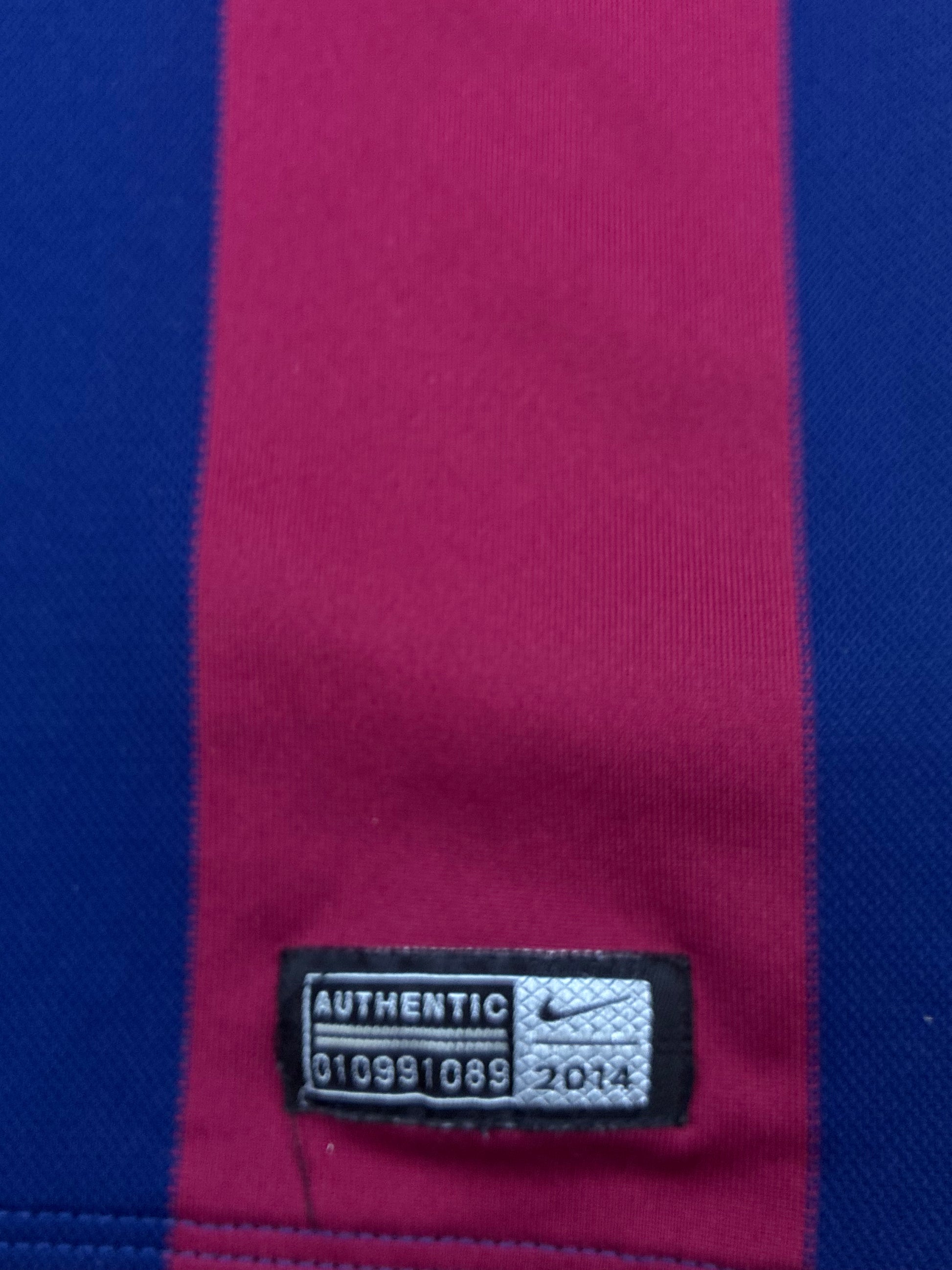 vintage Nike Fc Barcelona home jersey {XS}