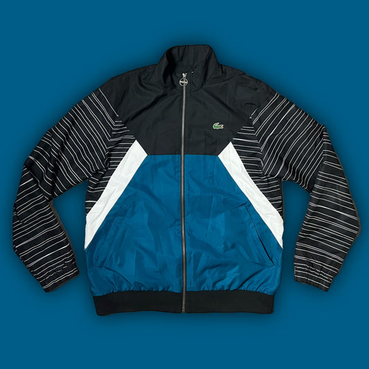 turquoise Lacoste windbreaker {L}