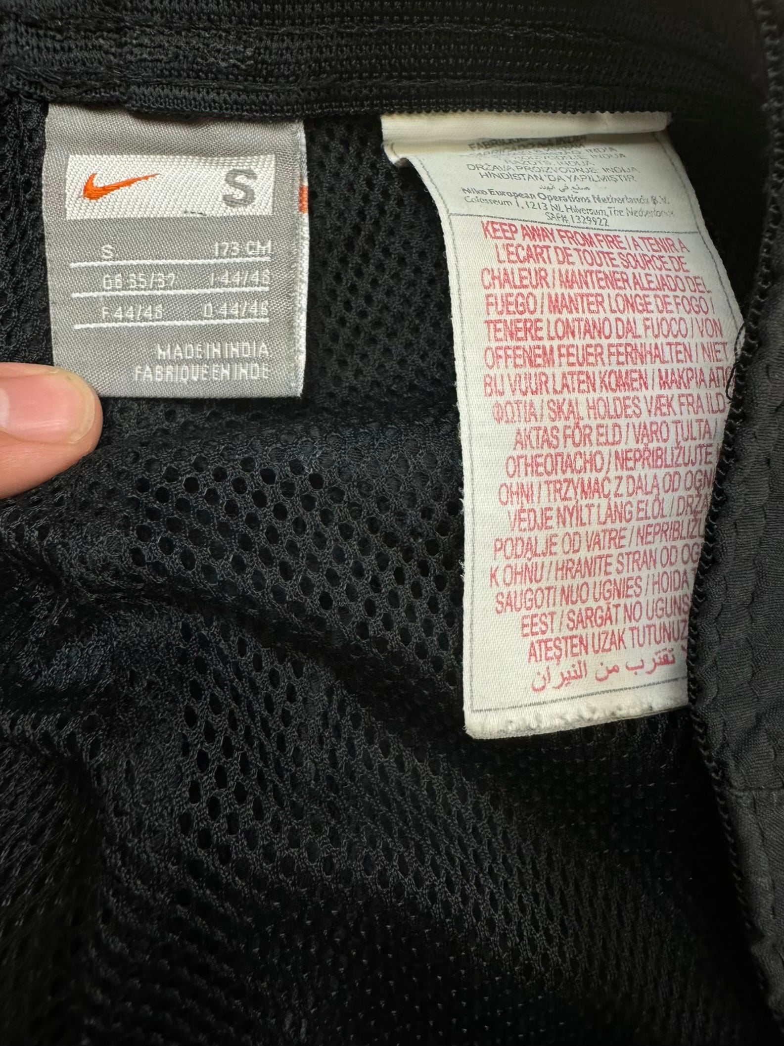 vintage Nike Manchester United trackpants {S}