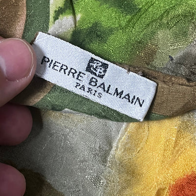 vintage PIERRE BALMAIN silk cloth
