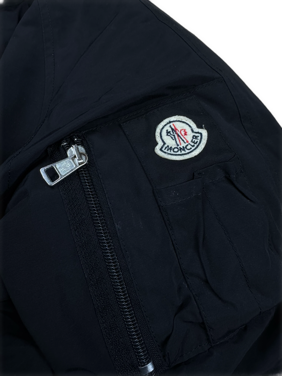vintage Moncler bomber winterjacket {XL}