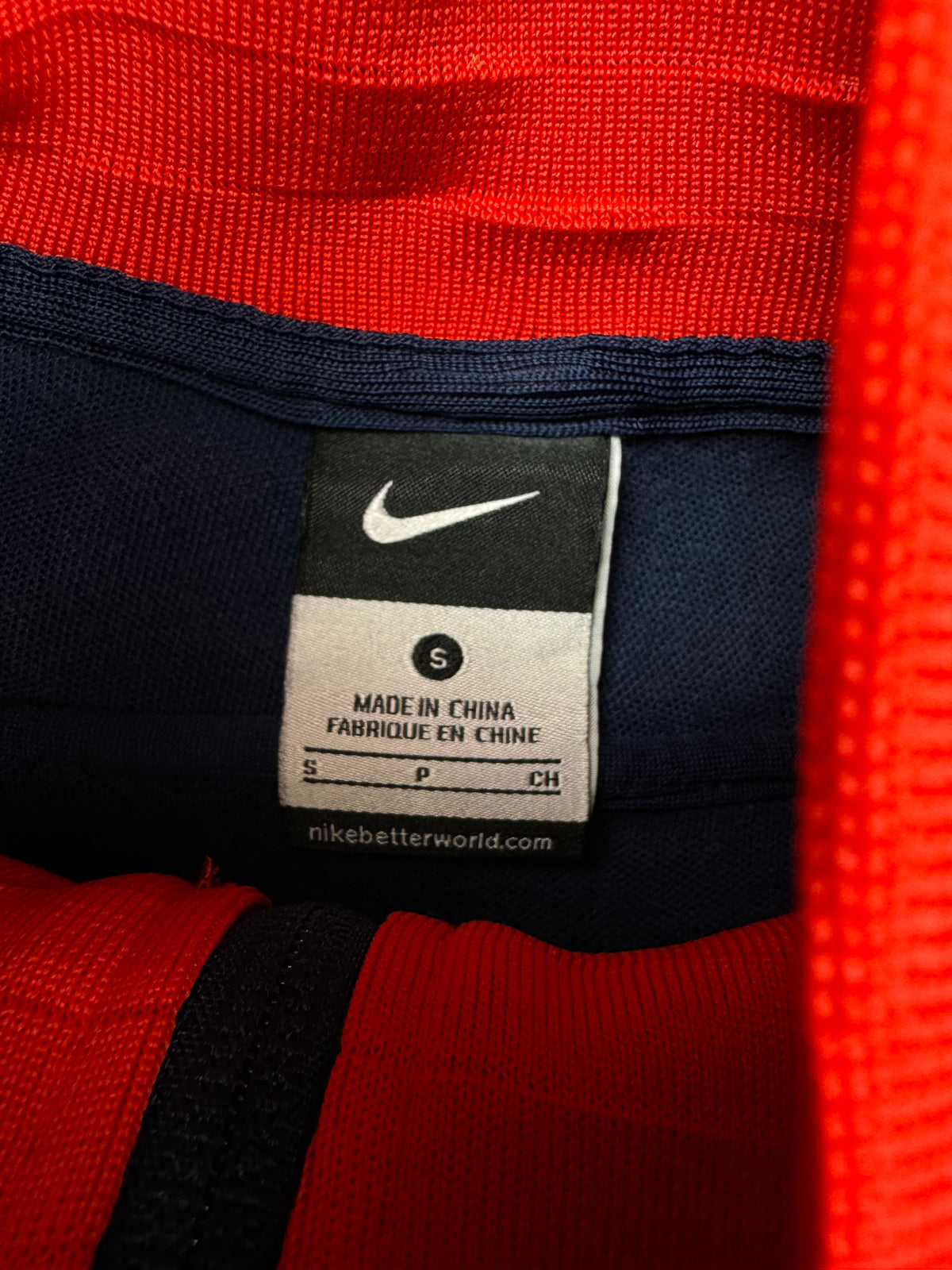 vintage Nike PSG Paris Saint Germain trackjacket {S}