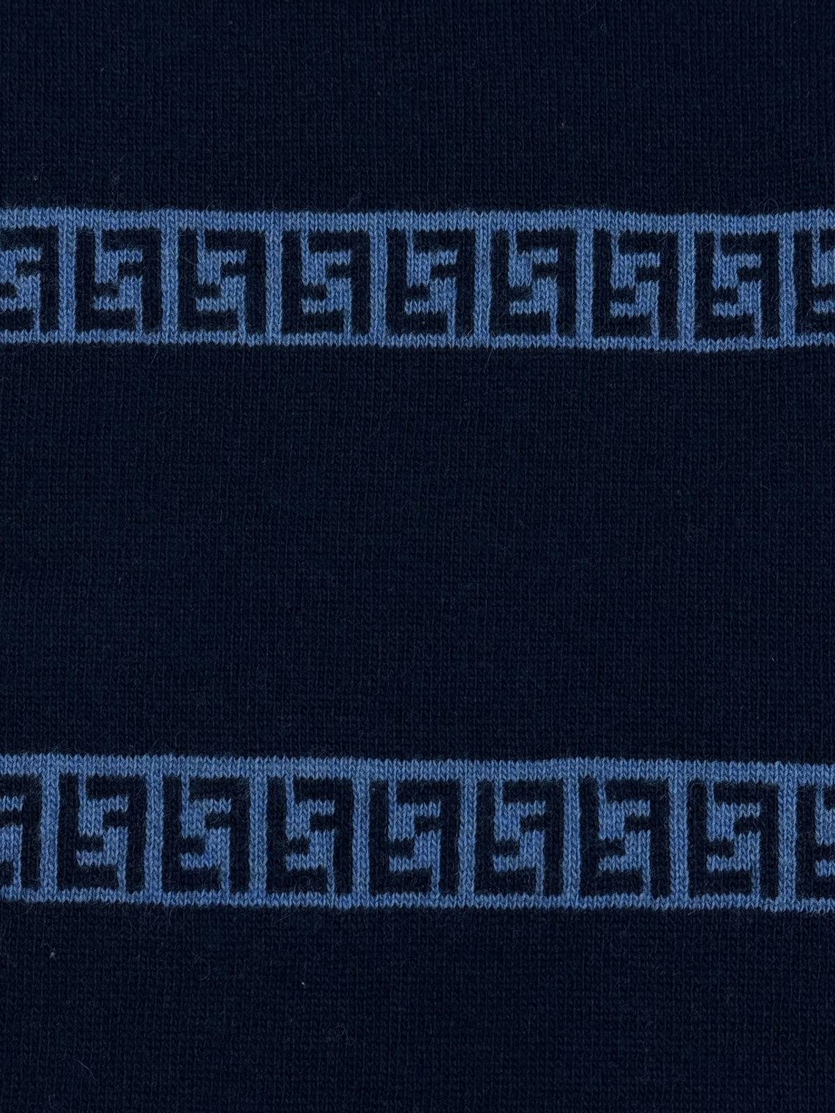 vintage navyblue Fendi scarf