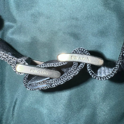 vintage turquoise Prada slingbag