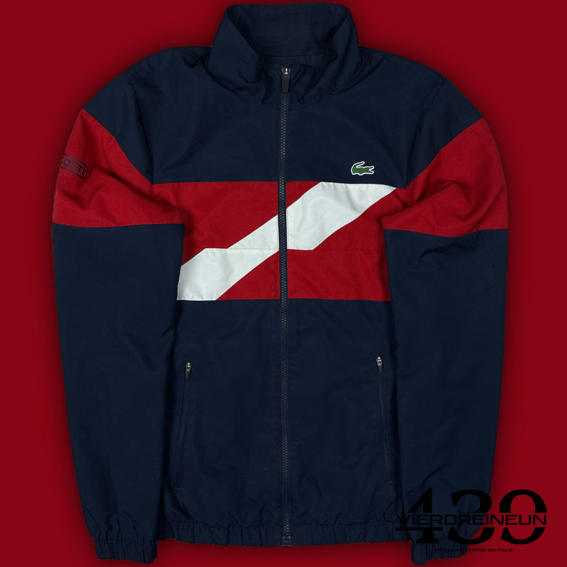 navyblue Lacoste windbreaker {S}