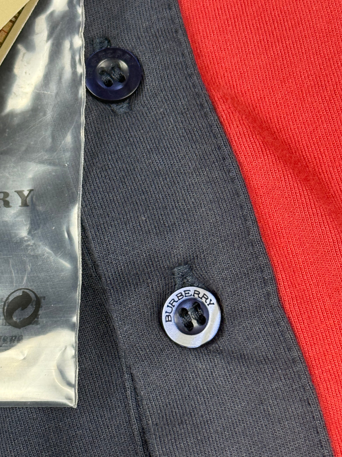 vintage Burberry polo long DSWT {XS}