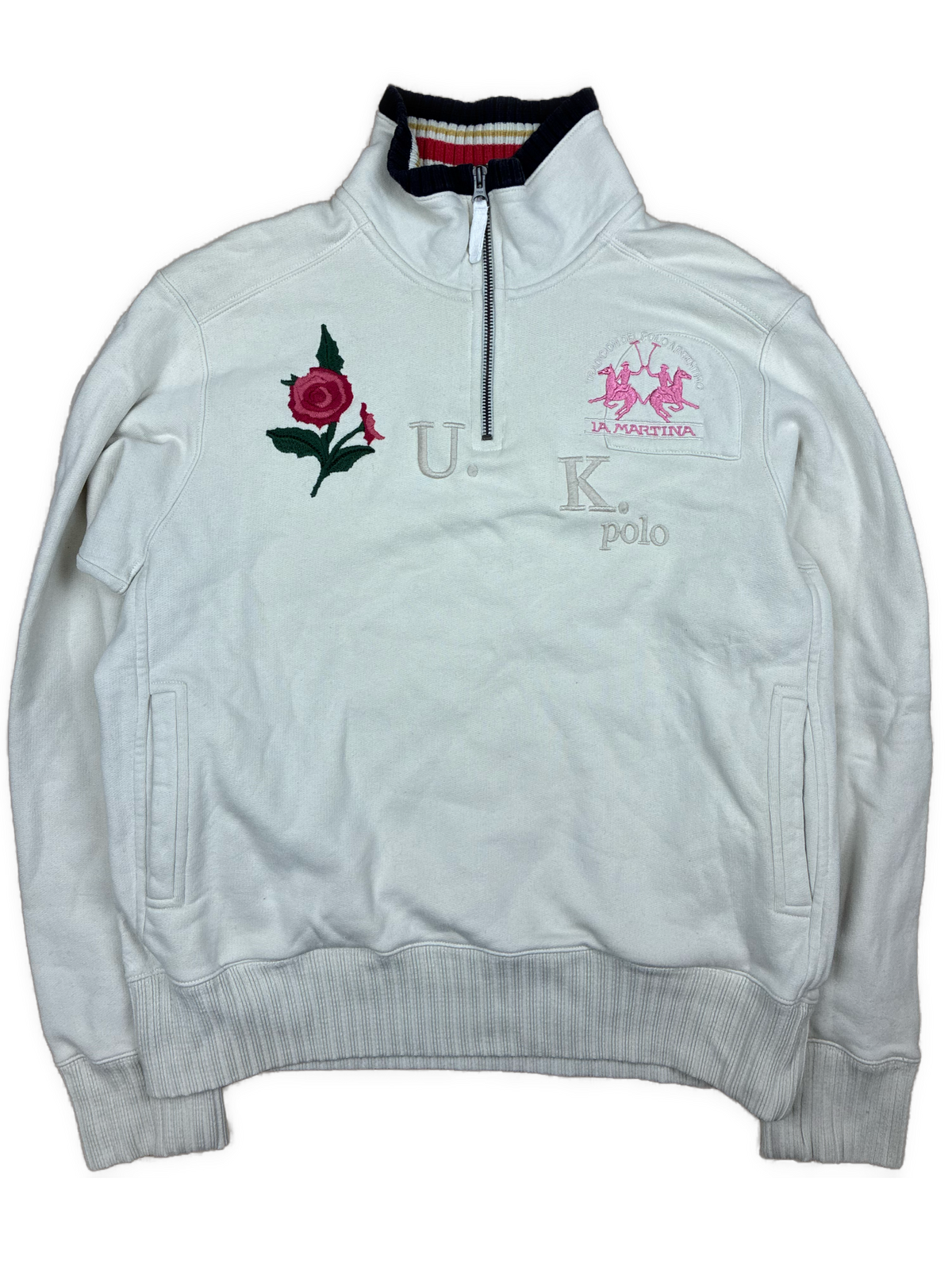 vintage La Martina sweatjacket {L}